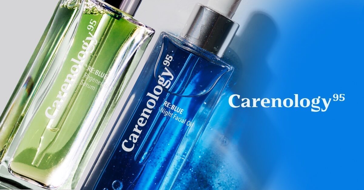ケアノロジー95 リブルース フェイシャルオイル&スキンセラム50mlセット RE:BLUE – Carenology95 Japan